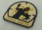 Economic Military Uniform Badges ,  Iron Glue Cotton Fabric Embroidered Patches