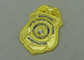 USA Coast Guard  Police Badge Die Casting Gold Plating 3/4 inch